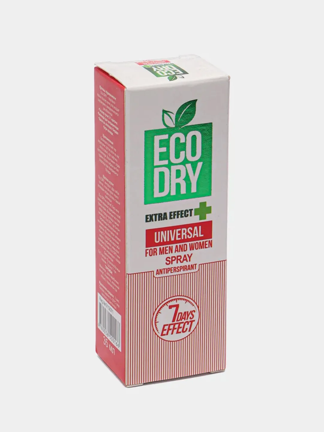 Красный антиперспирант длительного действия ECO DRY, от 3 до 15 дней