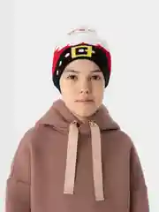 Черный шапка зимняя, детская, новогодняя