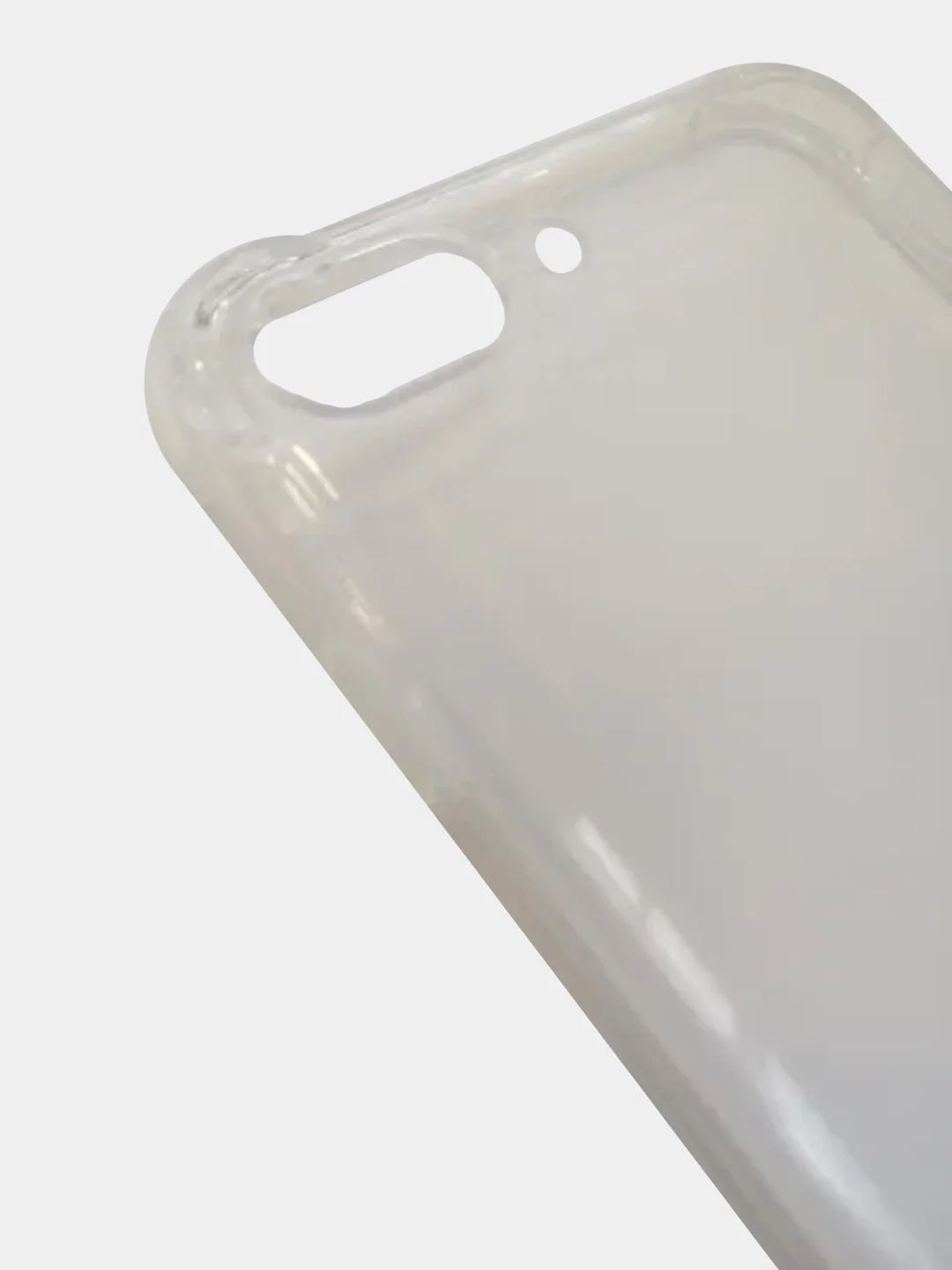 Силиконовый прозрачный усиленный чехолip hone 7plus/8 plus
