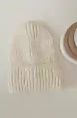 Белый шапка для девочки,шапка детская,шапка для ребенка ,шапка подростковая с подворотом Турция
