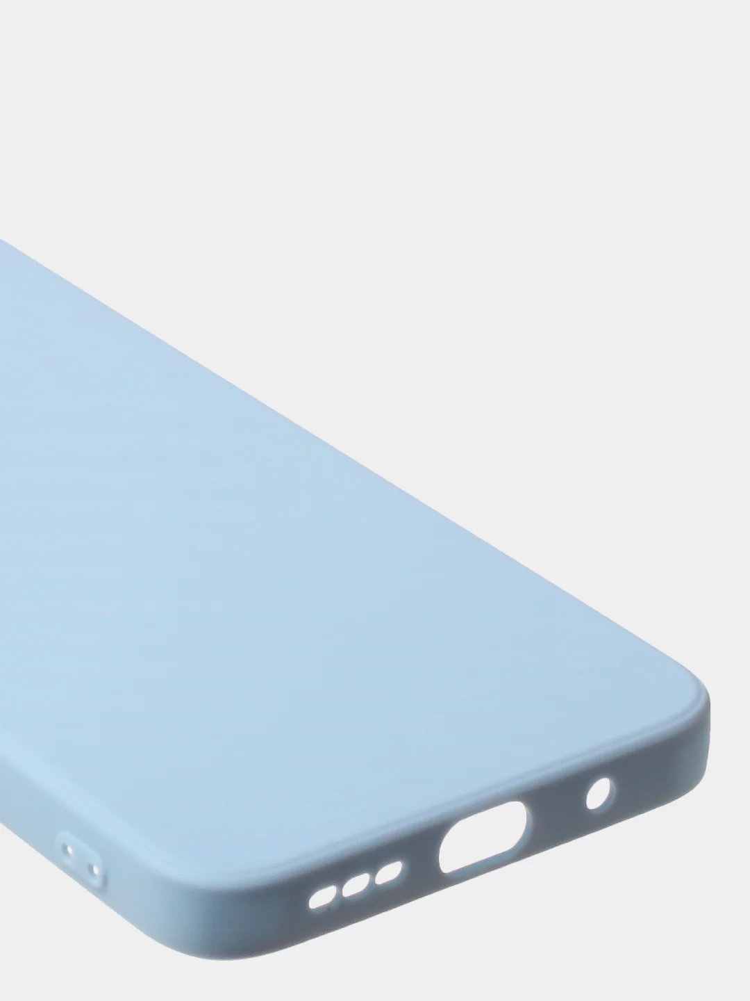 Голубой чехол для Redmi 10 матовый, с дополнительной защитой камеры