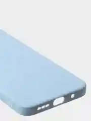 Голубой чехол для Redmi 10 матовый, с дополнительной защитой камеры
