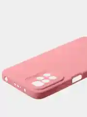 Пудровый чехол для Redmi 10 матовый, с дополнительной защитой камеры