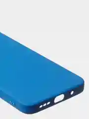 Синий чехол для Redmi 10 матовый, с дополнительной защитой камеры
