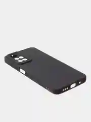Черный чехол для Redmi 10 матовый, с дополнительной защитой камеры