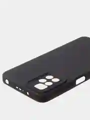 Черный чехол для Redmi 10 матовый, с дополнительной защитой камеры