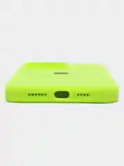 Салатовый чехол Silicone Case для Apple iPhone 14 / 14Pro / 14Plus / 14ProMax