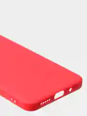 Красный чехол для Redmi 10C матовый, с дополнительной защитой камеры