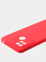 Красный чехол для Redmi 10C матовый, с дополнительной защитой камеры