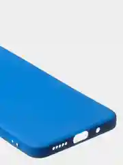Синий чехол для Redmi 10C матовый, с дополнительной защитой камеры