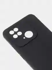 Черный чехол для Redmi 10C матовый, с дополнительной защитой камеры