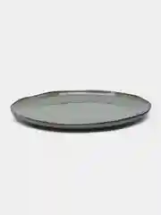 Блюдо овальное Ivlev Chef "Органика", 36 х 26 x 3 см, фарфор, серый