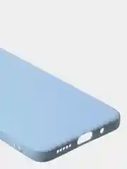 Голубой чехол для Redmi 10C матовый, с дополнительной защитой камеры