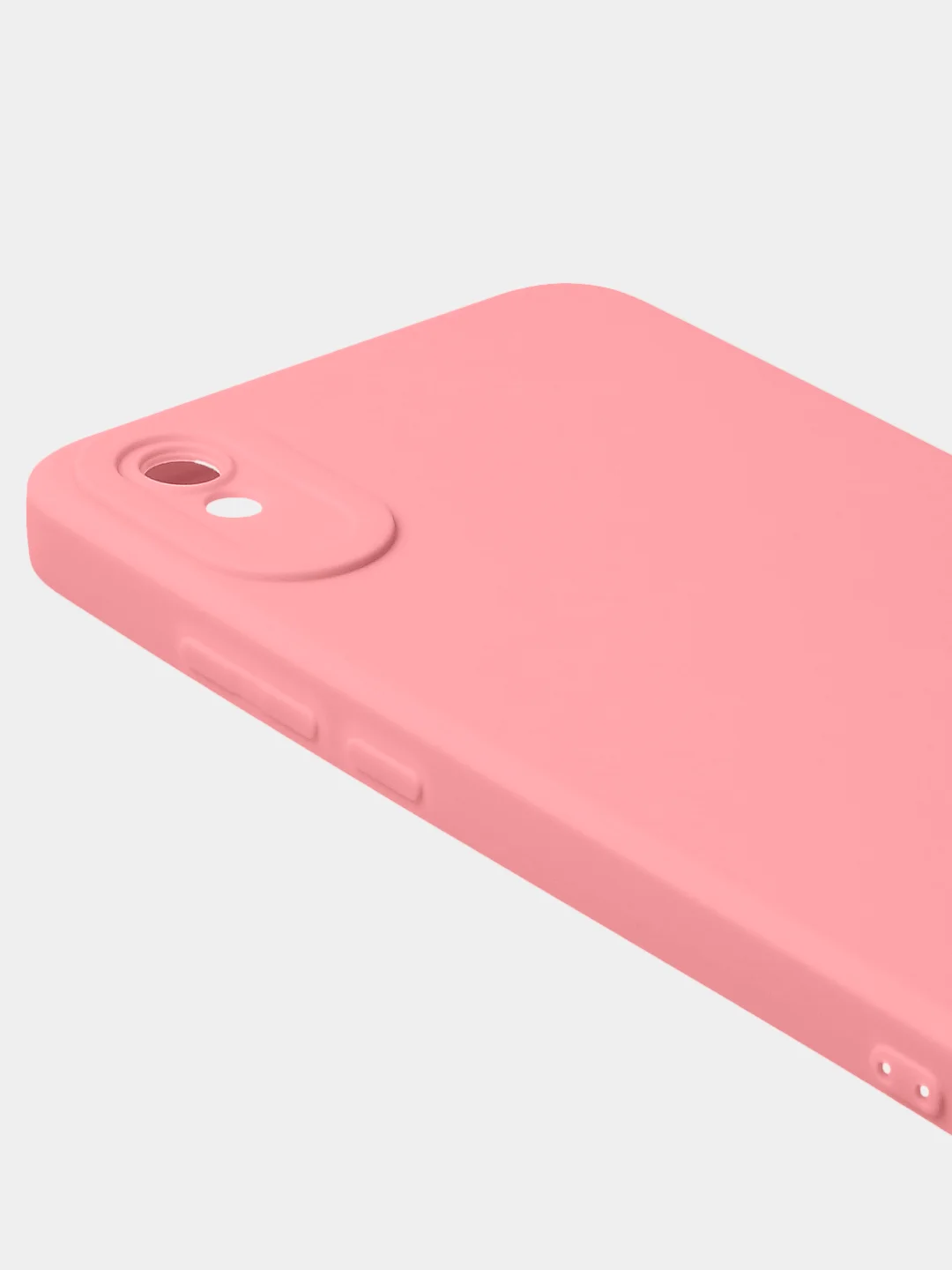Пудровый чехол для Redmi 9A матовый, с дополнительной защитой камеры