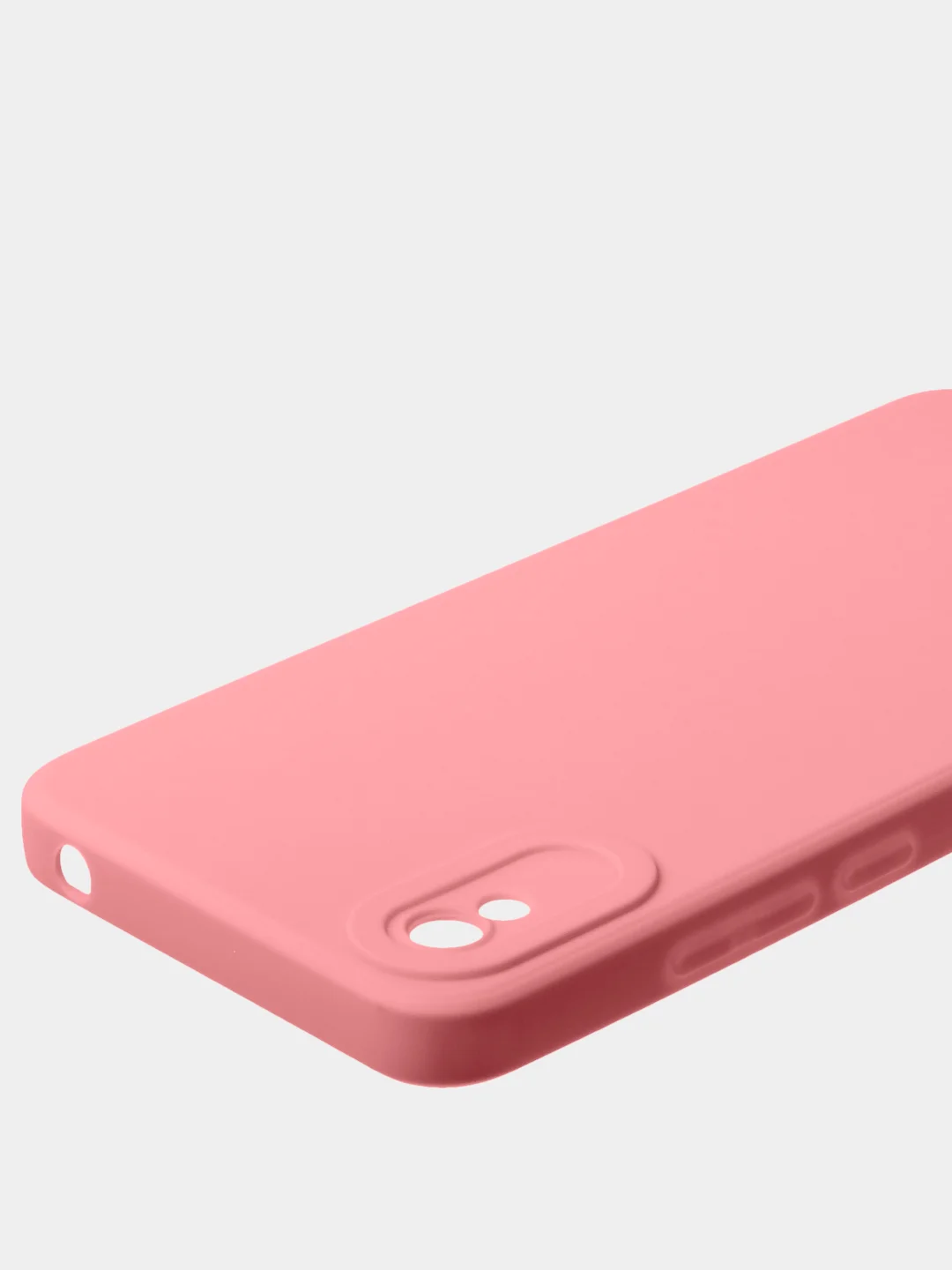 Пудровый чехол для Redmi 9A матовый, с дополнительной защитой камеры