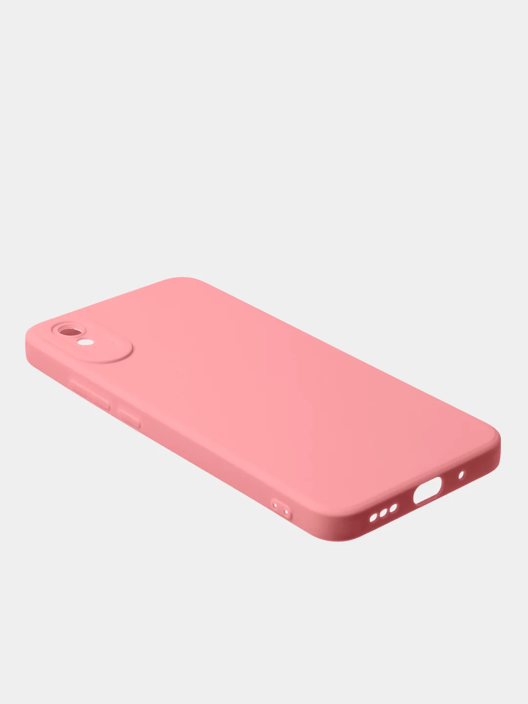 Пудровый чехол для Redmi 9A матовый, с дополнительной защитой камеры