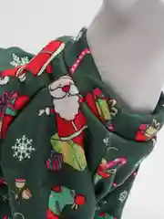 Зеленый новогодний костюм для собак и кошек