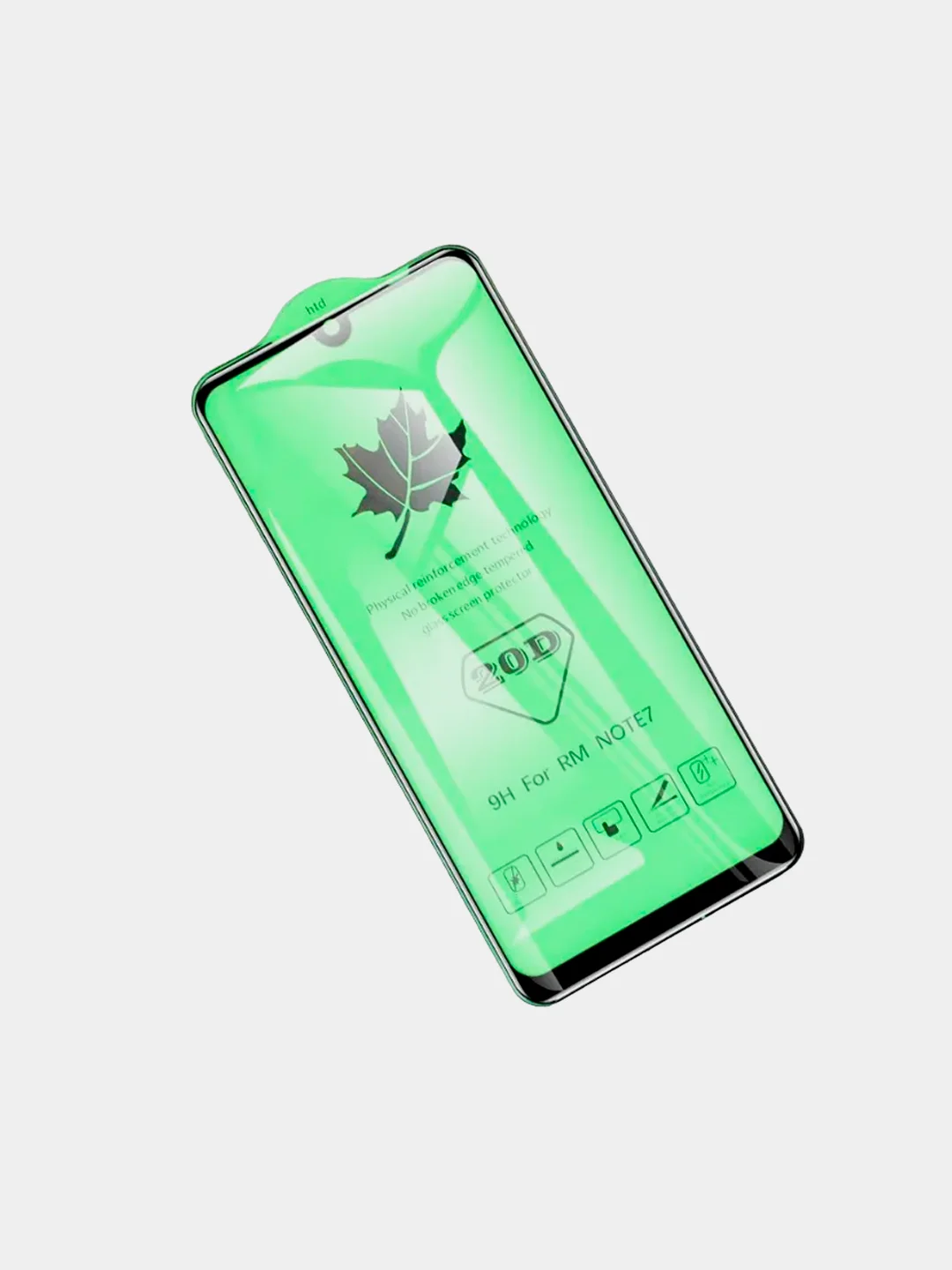 Защитное стекло 20D для Xiaomi mi7,8,8lite,9,9se,Redmi7,7A,8,8A,k20,k30,7,8,8pro,8T,9,9s