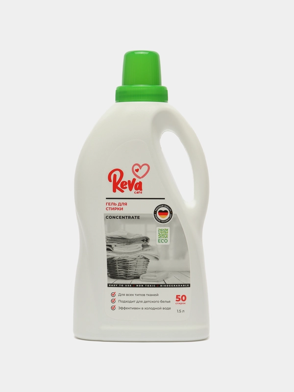 Гель-концентрат для стирки белья Reva Care, универсальный, 2 объема