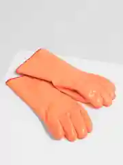 Перчатки утепленные, МБС, флис, ПВХ, длина 34 см