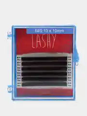 Ресницы  для наращивания чёрные "Lashy", отд. длины, 6 линий