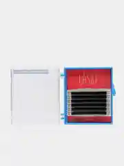 Ресницы  для наращивания чёрные "Lashy", отд. длины, 6 линий