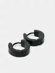 Черный серьги Unisex, кольца-конго