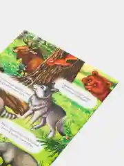 Бронзовый книжка-раскладушка для детей, с многоразовыми наклейками