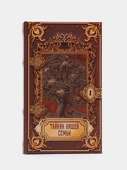Сейф-книга "Дерево. Тайник нашей семьи", дерево, кожзам, 21 х 13 х 5 см