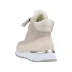 Бежевый женские зимние ботинки Rieker