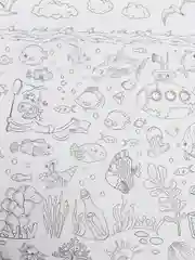 Большая раскраска, 100 х 69 см