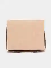 Подарочная крафт коробка с окном 10х8х3,5 см