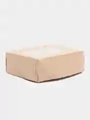 Подарочная крафт коробка с окном 10х8х3,5 см