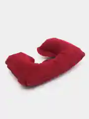 Бордовый дорожная подушка, надувная, для шеи