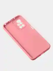 Пудровый чехол для Redmi 10 матовый, с дополнительной защитой камеры