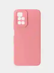 Пудровый чехол для Redmi 10 матовый, с дополнительной защитой камеры