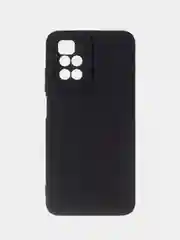 Черный чехол для Redmi 10 матовый, с дополнительной защитой камеры