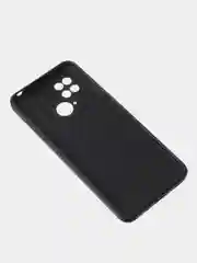 Черный чехол для Redmi 10C матовый, с дополнительной защитой камеры