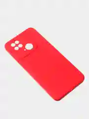 Красный чехол для Redmi 10C матовый, с дополнительной защитой камеры
