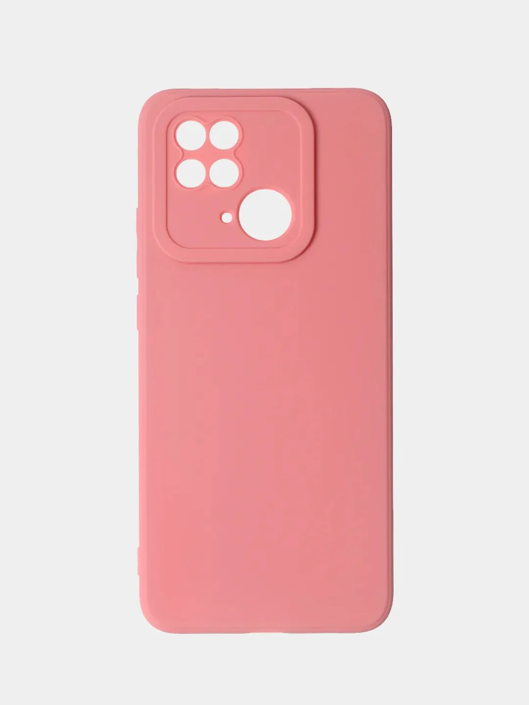 Пудровый чехол для Redmi 10C матовый, с дополнительной защитой камеры