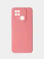 Пудровый чехол для Redmi 10C матовый, с дополнительной защитой камеры