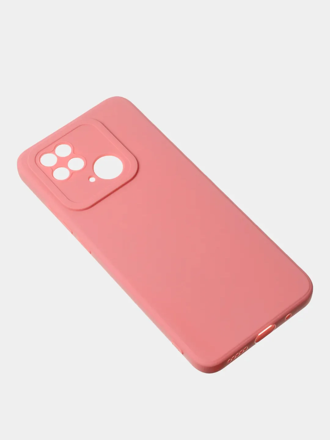 Пудровый чехол для Redmi 10C матовый, с дополнительной защитой камеры