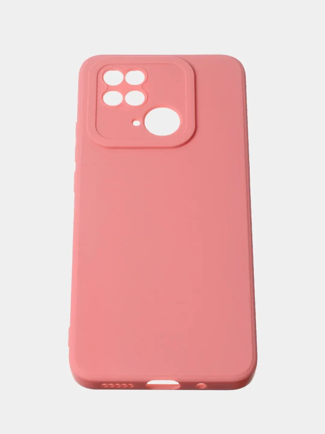 Пудровый чехол для Redmi 10C матовый, с дополнительной защитой камеры