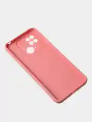 Пудровый чехол для Redmi 10C матовый, с дополнительной защитой камеры