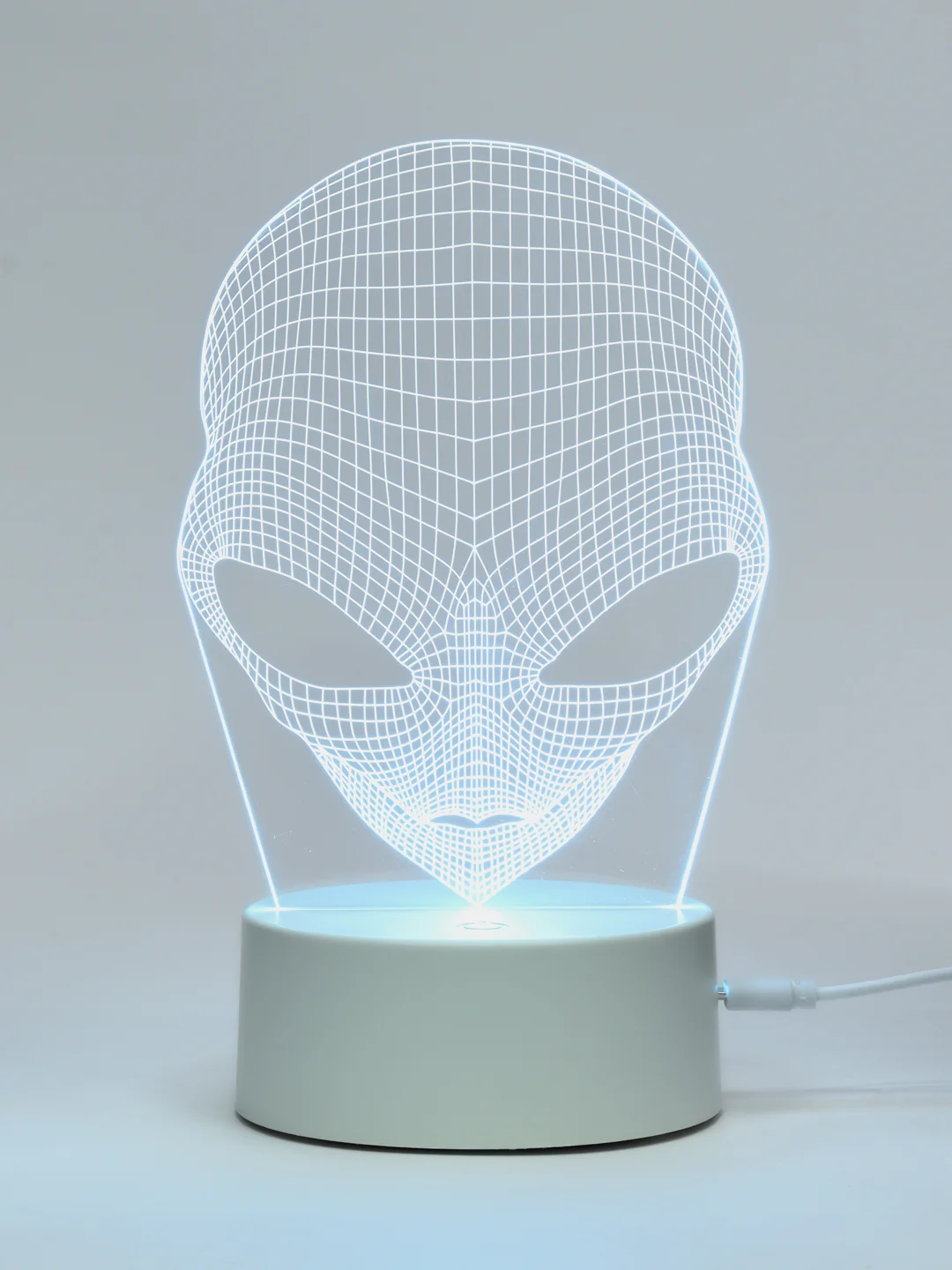 Бирюзовый ночник светодиодный 3D, светильник 9 цветов