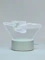 Бордовый ночник светодиодный 3D, светильник 9 цветов