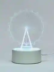 Аметистовый ночник светодиодный 3D, светильник 9 цветов