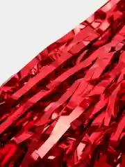 Красный помпоны для чирлидинга и танцев, 2 штуки