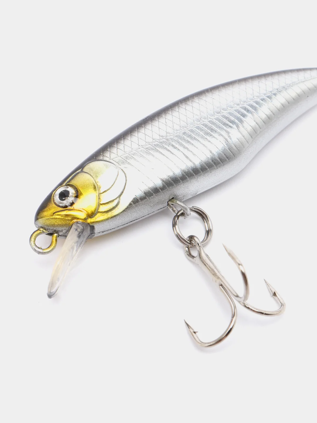 Хром воблер Minnow для ловли рыбы троллингом, дорожкой или спиннингом, 56 мм