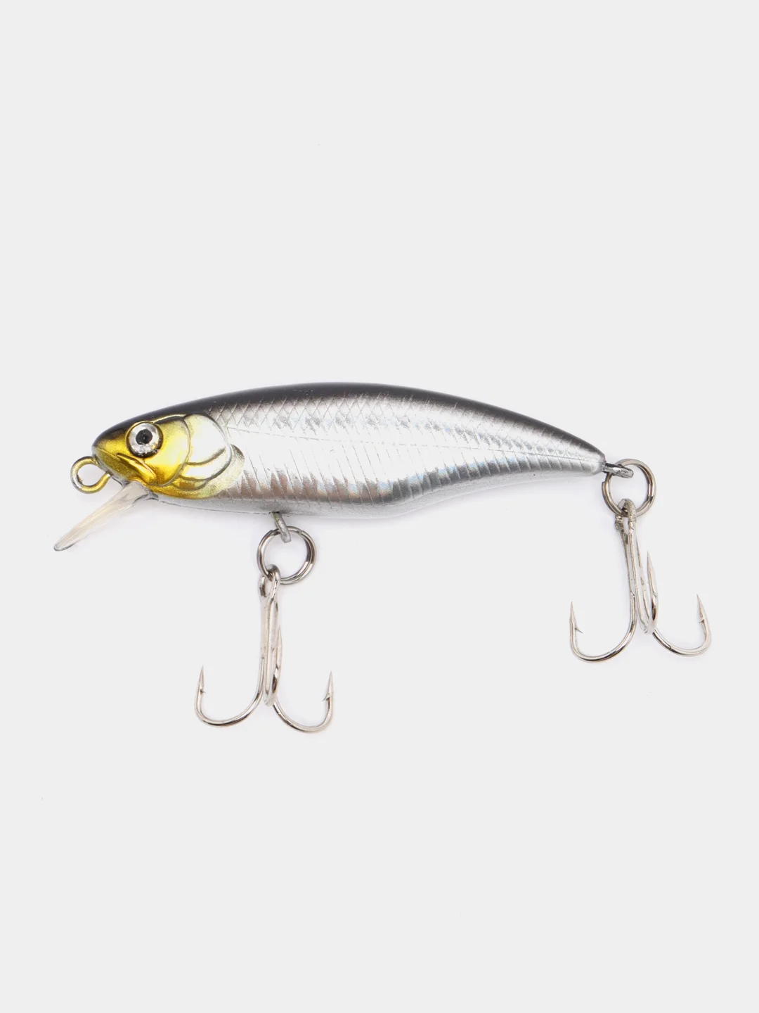 Хром воблер Minnow для ловли рыбы троллингом, дорожкой или спиннингом, 56 мм